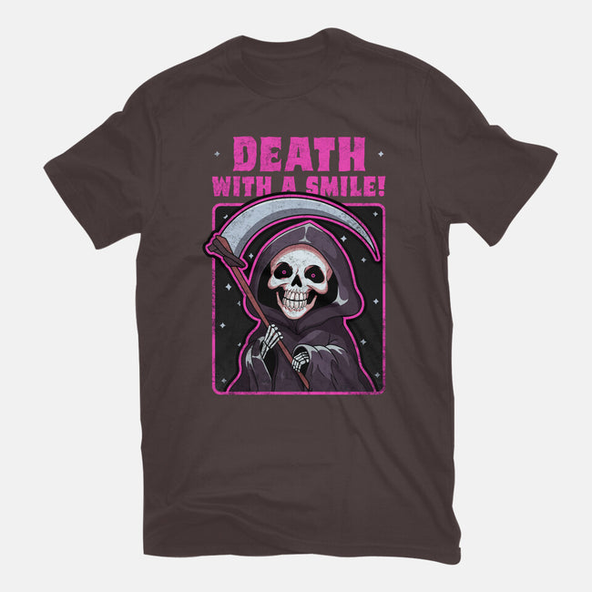 Death With A Smile-Womens-Basic-Tee-fanfreak1