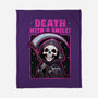 Death With A Smile-None-Fleece-Blanket-fanfreak1