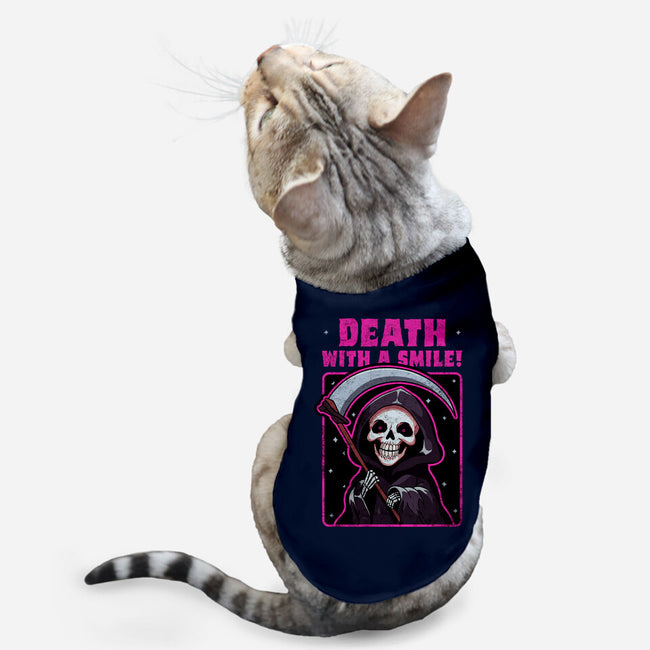 Death With A Smile-Cat-Basic-Pet Tank-fanfreak1