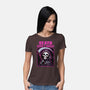 Death With A Smile-Womens-Basic-Tee-fanfreak1