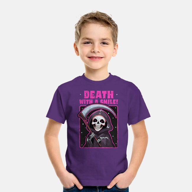 Death With A Smile-Youth-Basic-Tee-fanfreak1