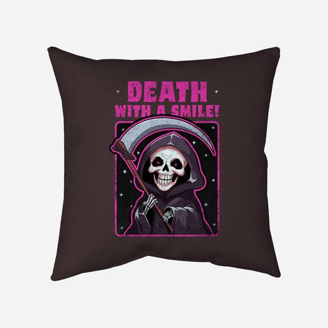 Death With A Smile-None-Non-Removable Cover w Insert-Throw Pillow-fanfreak1