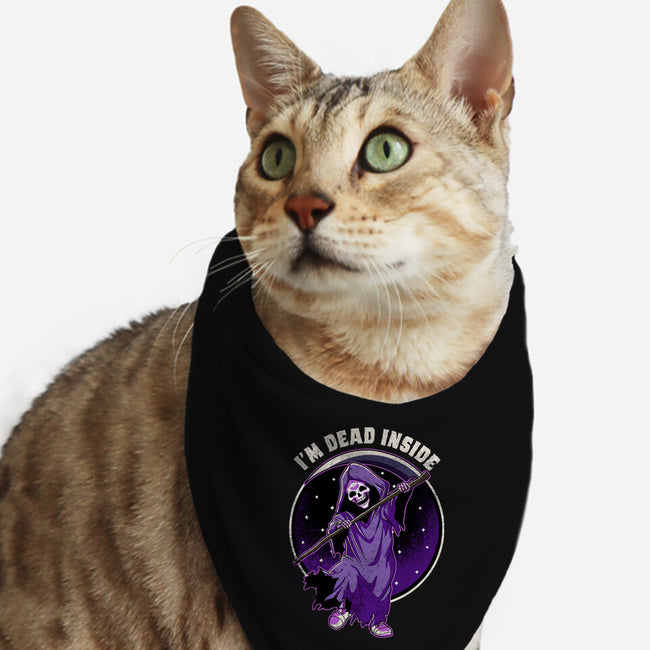 Dead Inside-Cat-Bandana-Pet Collar-fanfreak1