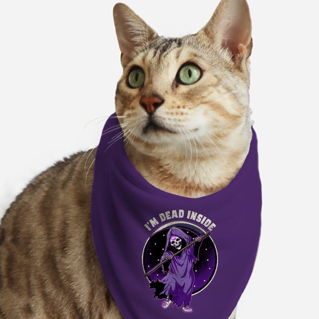 Dead Inside-Cat-Bandana-Pet Collar-fanfreak1