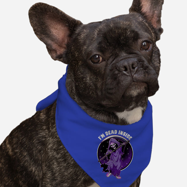 Dead Inside-Dog-Bandana-Pet Collar-fanfreak1