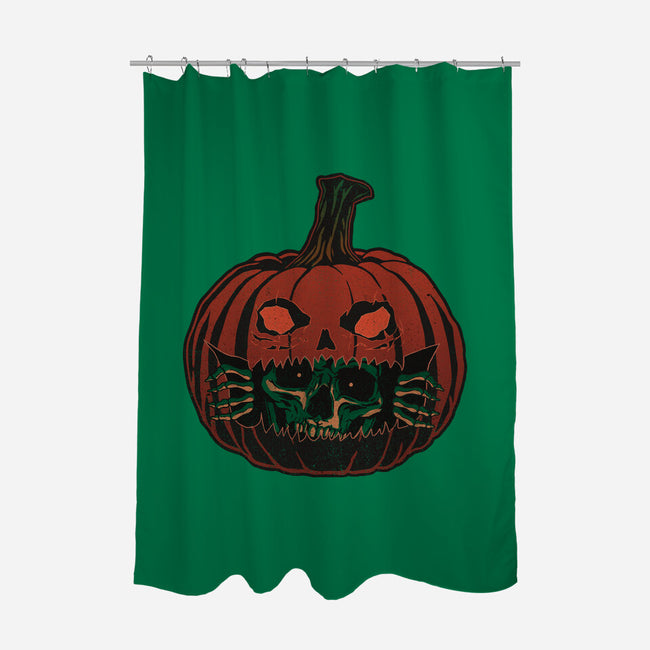 Pumpkin Surprise-None-Polyester-Shower Curtain-fanfreak1