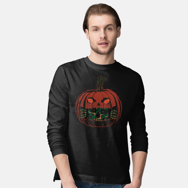 Pumpkin Surprise-Mens-Long Sleeved-Tee-fanfreak1