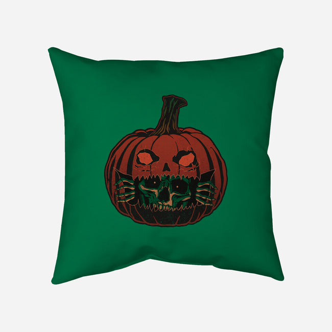 Pumpkin Surprise-None-Non-Removable Cover w Insert-Throw Pillow-fanfreak1