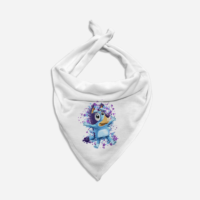 Dog Paint Drops-Dog-Bandana-Pet Collar-nickzzarto