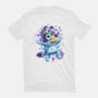 Dog Paint Drops-Womens-Basic-Tee-nickzzarto