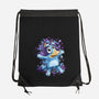 Dog Paint Drops-None-Drawstring-Bag-nickzzarto