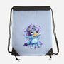 Dog Paint Drops-None-Drawstring-Bag-nickzzarto