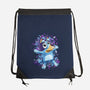 Dog Paint Drops-None-Drawstring-Bag-nickzzarto