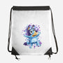 Dog Paint Drops-None-Drawstring-Bag-nickzzarto