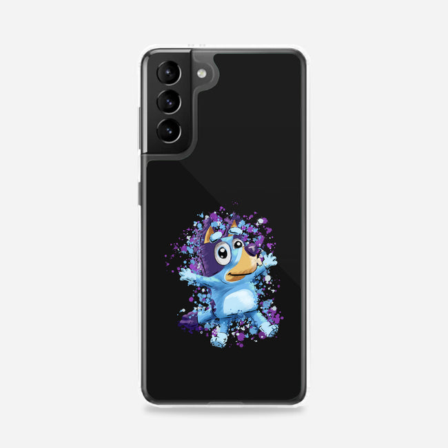 Dog Paint Drops-Samsung-Snap-Phone Case-nickzzarto