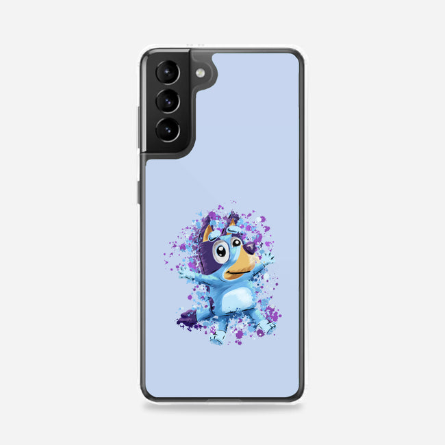 Dog Paint Drops-Samsung-Snap-Phone Case-nickzzarto