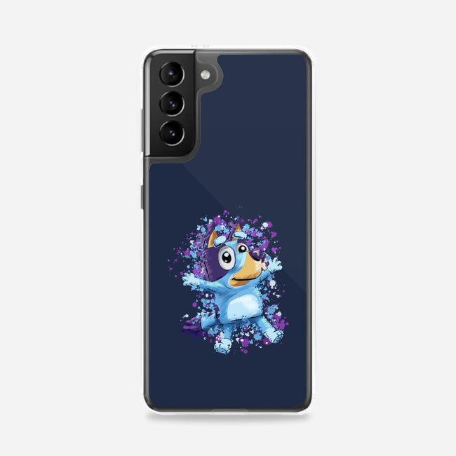 Dog Paint Drops-Samsung-Snap-Phone Case-nickzzarto