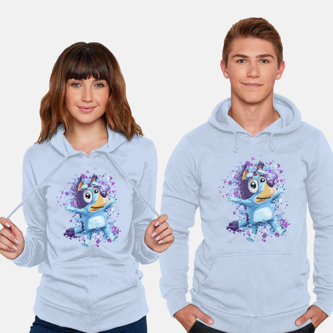 Dog Paint Drops-Unisex-Pullover-Sweatshirt-nickzzarto