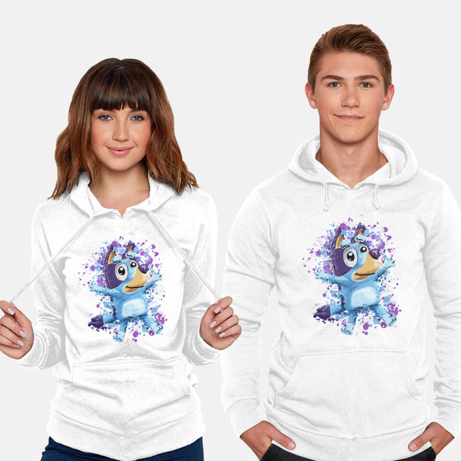 Dog Paint Drops-Unisex-Pullover-Sweatshirt-nickzzarto