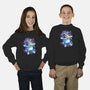 Dog Paint Drops-Youth-Crew Neck-Sweatshirt-nickzzarto