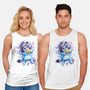 Dog Paint Drops-Unisex-Basic-Tank-nickzzarto