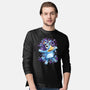 Dog Paint Drops-Mens-Long Sleeved-Tee-nickzzarto