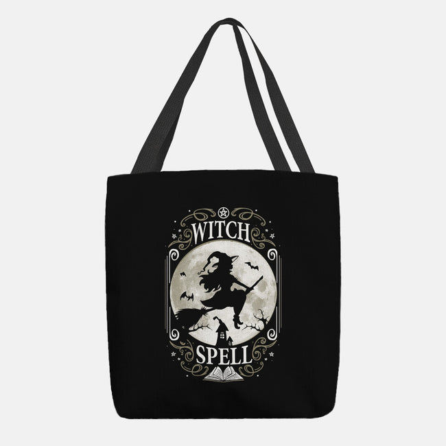 Witch Spell-None-Basic Tote-Bag-Vallina84