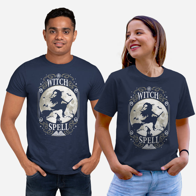 Witch Spell-Unisex-Basic-Tee-Vallina84