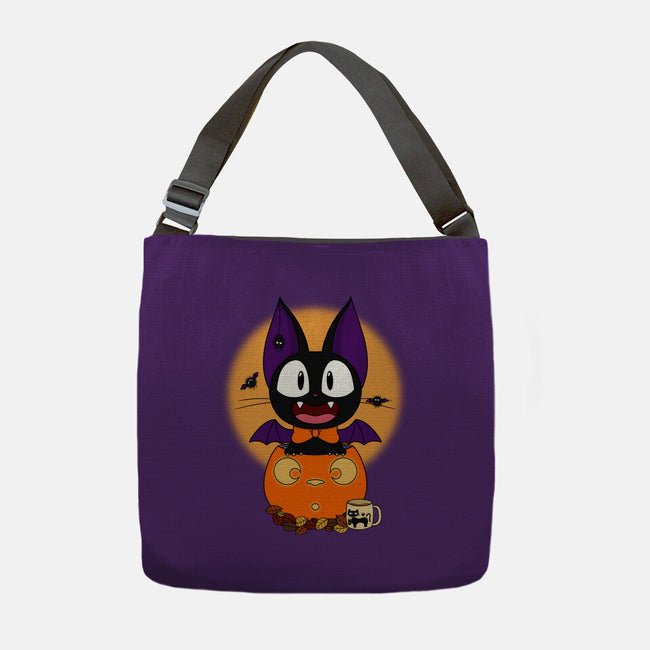 Spooky Jiji-None-Adjustable Tote-Bag-Alexhefe