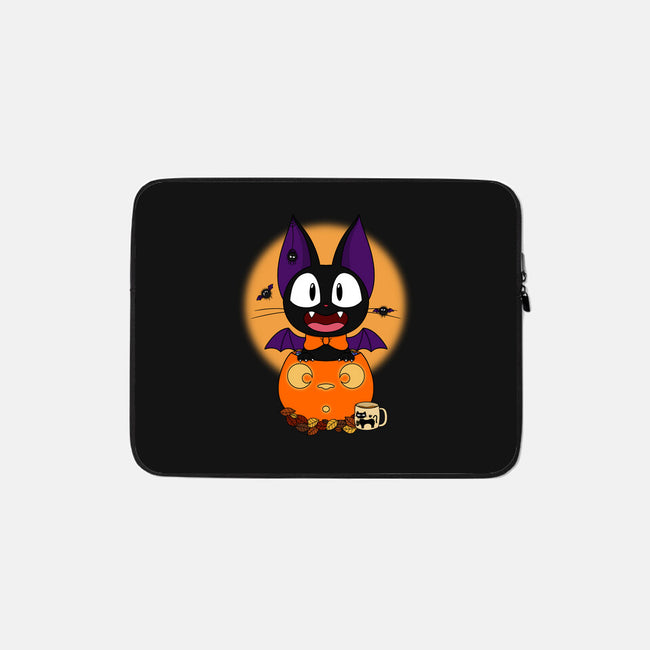 Spooky Jiji-None-Zippered-Laptop Sleeve-Alexhefe