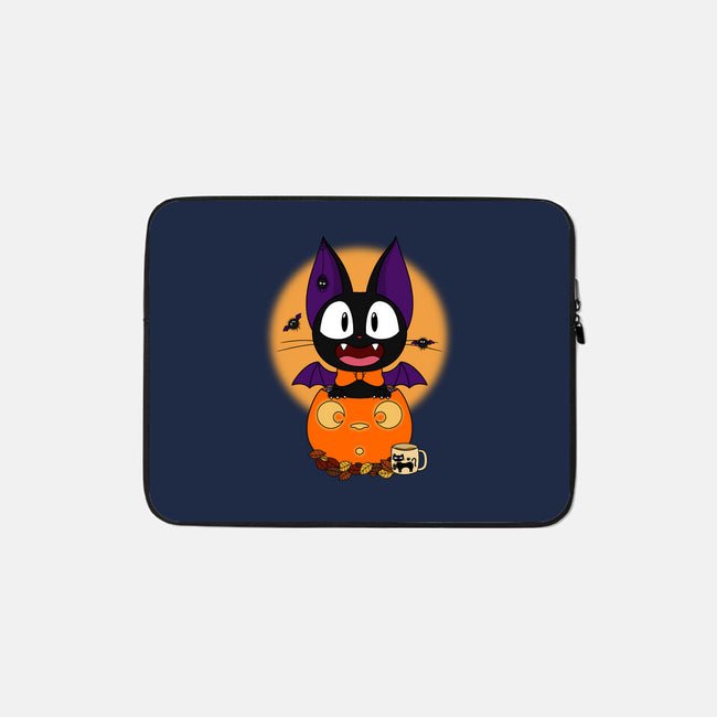 Spooky Jiji-None-Zippered-Laptop Sleeve-Alexhefe