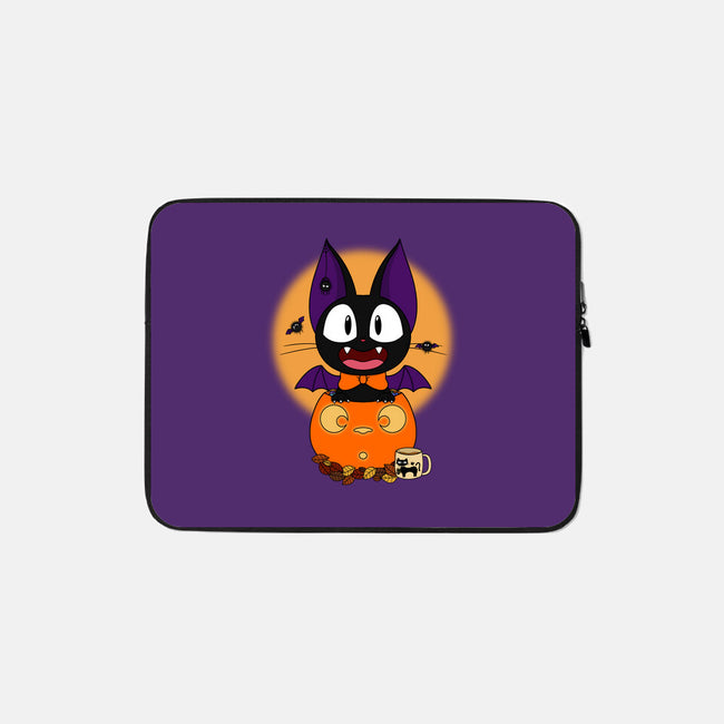 Spooky Jiji-None-Zippered-Laptop Sleeve-Alexhefe