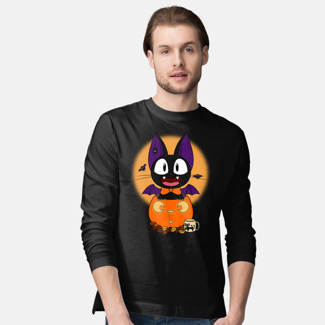 Spooky Jiji-Mens-Long Sleeved-Tee-Alexhefe