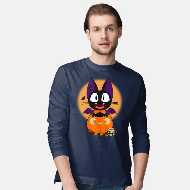 Spooky Jiji-Mens-Long Sleeved-Tee-Alexhefe