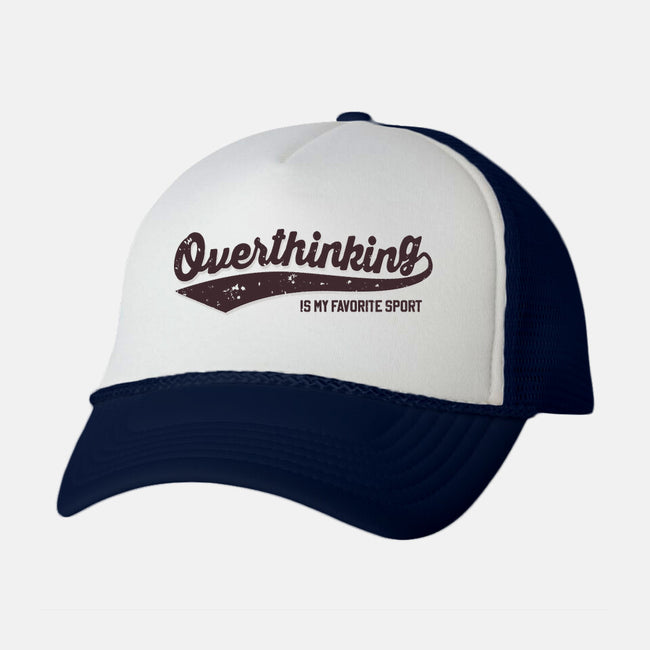 Overthinking Champ-Unisex-Trucker-Hat-retrodivision