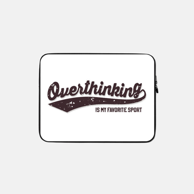 Overthinking Champ-None-Zippered-Laptop Sleeve-retrodivision