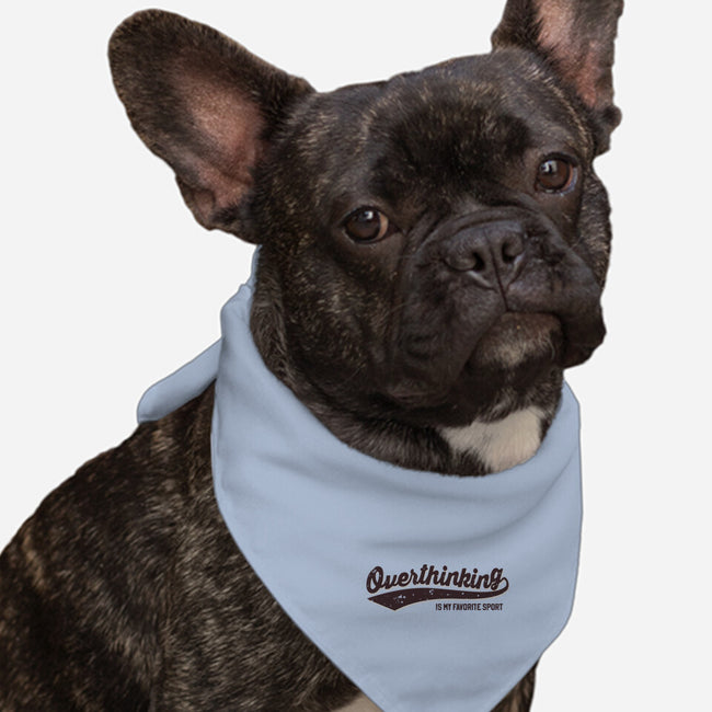 Overthinking Champ-Dog-Bandana-Pet Collar-retrodivision