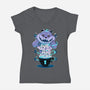 Cheshire's Tea-Womens-V-Neck-Tee-IKILO