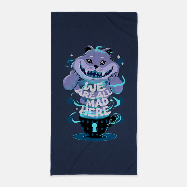 Cheshire's Tea-None-Beach-Towel-IKILO