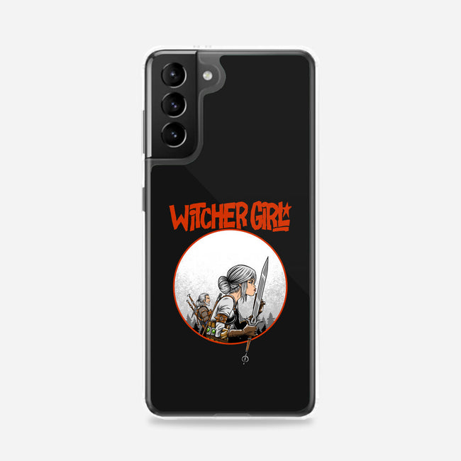 Witcher Girl-Samsung-Snap-Phone Case-joerawks