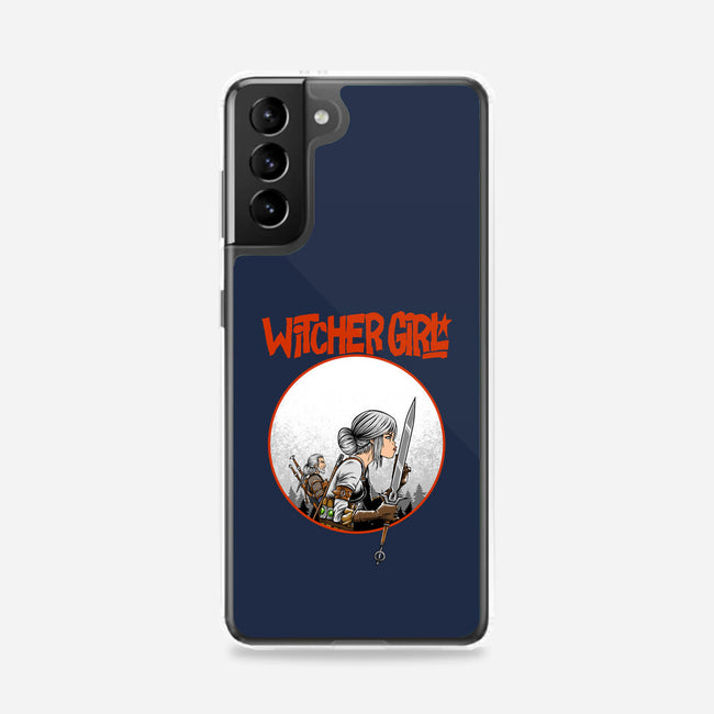 Witcher Girl-Samsung-Snap-Phone Case-joerawks