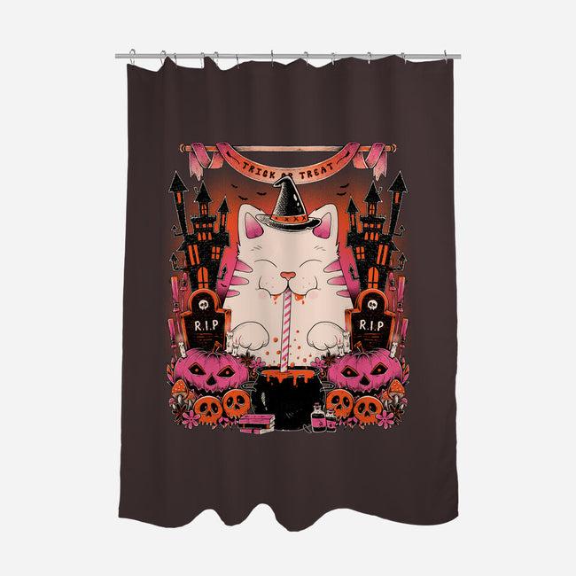 Witch Cat-None-Polyester-Shower Curtain-GODZILLARGE