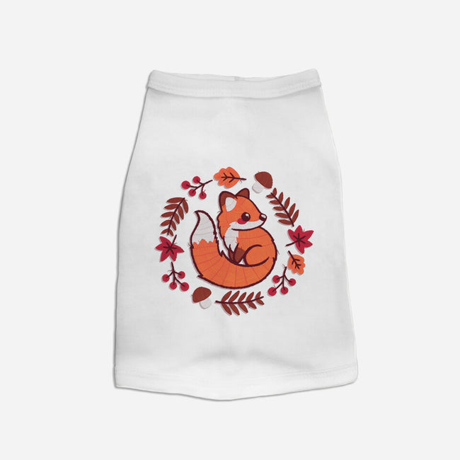 Fox Embroidery Patch-Dog-Basic-Pet Tank-NemiMakeit