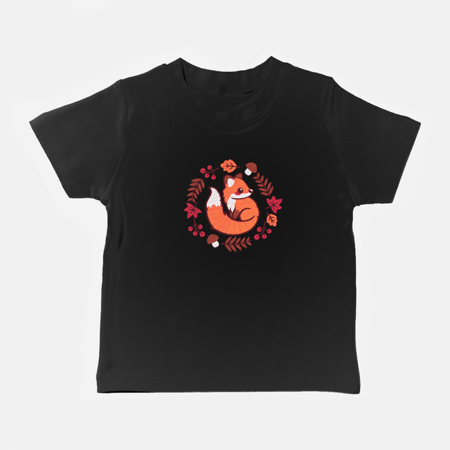 Fox Embroidery Patch-Baby-Basic-Tee-NemiMakeit