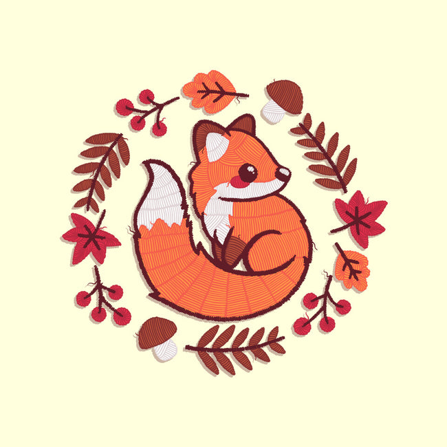 Fox Embroidery Patch-None-Dot Grid-Notebook-NemiMakeit