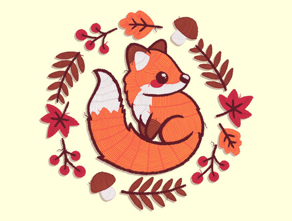 Fox Embroidery Patch