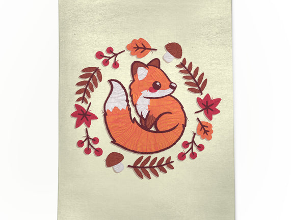 Fox Embroidery Patch