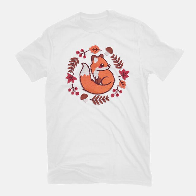 Fox Embroidery Patch-Mens-Heavyweight-Tee-NemiMakeit