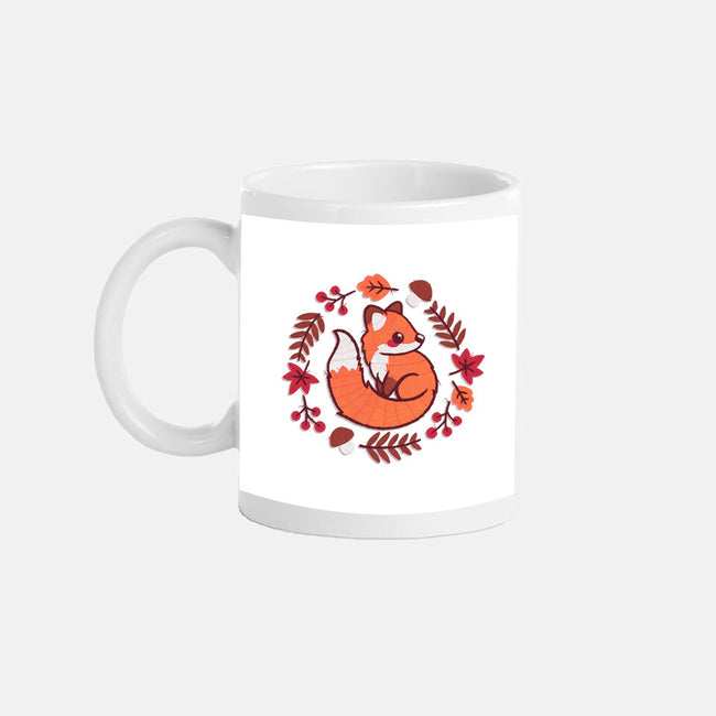 Fox Embroidery Patch-None-Mug-Drinkware-NemiMakeit