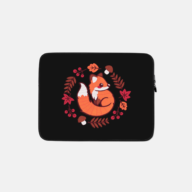 Fox Embroidery Patch-None-Zippered-Laptop Sleeve-NemiMakeit